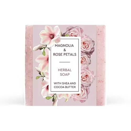 Kräuterseifen Magnolia & Rose Petals 120g