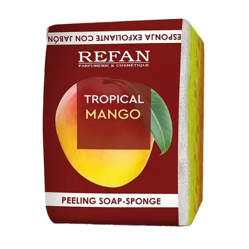 Peeling-Seifenschwamm Tropische Mango 75g