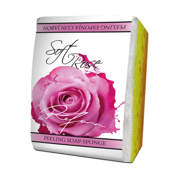 Peeling-Seifenschwamm Sanfte Rose 75g