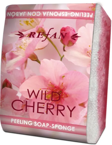 Peeling-Seifenschwamm Wilde Kirsche 75g