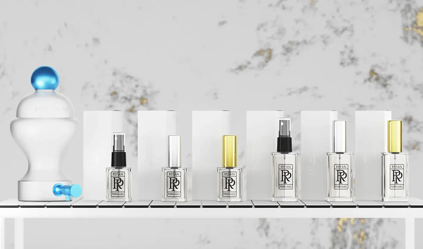 REFAN Parfum-Flakons in verschiedenen Größen zum Abfüllen